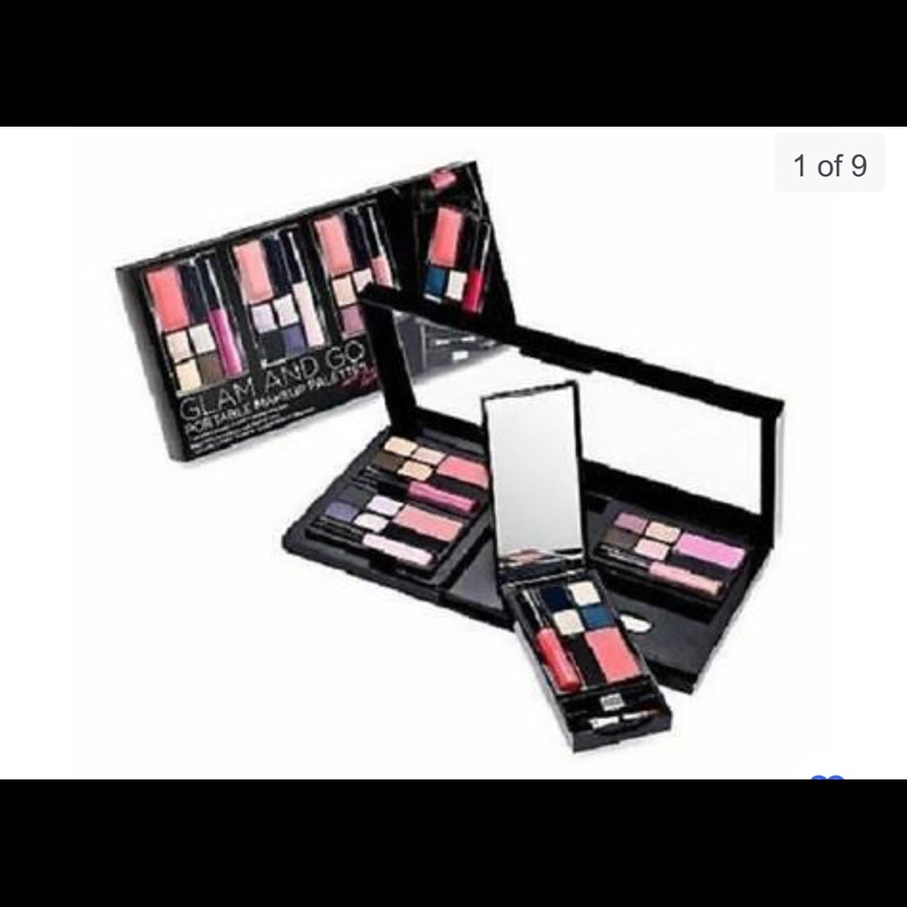 Victoria's Secret glam & go portable travel Palette set eyeshadow, gloss, blush
